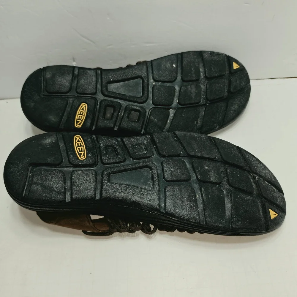 KEEN Uneek Mens Sandals Brown Suede Cord Outdoor Hiking Shoes Size 13